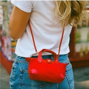 Stoney Clover Lane Pouchette Crossbody Bag Tomato